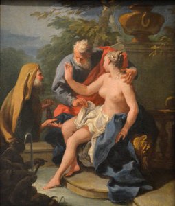 Susanna en de ouderlingen door Giambattista Pittoni